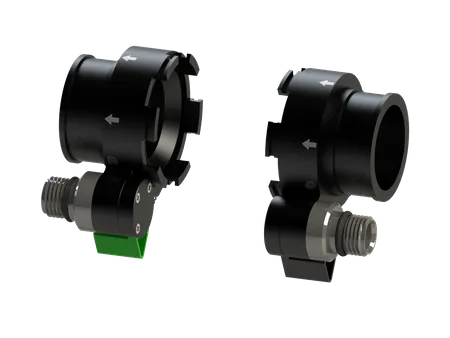 Manual addition valves, DIL + OXY 38.1 mm (1 1/2") - Sidemount